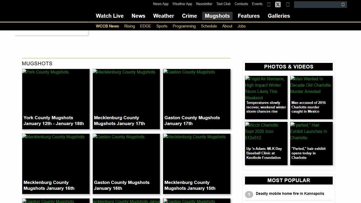Mugshots - WCCB Charlotte